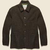 Bakers Jacket - Olive Brown Tweed - Universal Works - STAG Provisions - Outerwear - Coat / Jacket