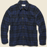 Lumber Fleece Wool Jacket - Navy - Universal Works - STAG Provisions - Outerwear - Coat / Jacket