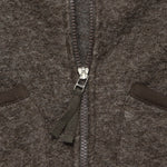 Wool Fleece Zip Waistcoat - Brown - Universal Works - STAG Provisions - Outerwear - Coat / Jacket