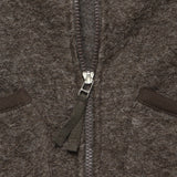 Wool Fleece Zip Waistcoat - Brown - Universal Works - STAG Provisions - Outerwear - Coat / Jacket