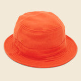 Melton Wool Bucket Hat - Orange - Universal Works - STAG Provisions - Accessories - Hats