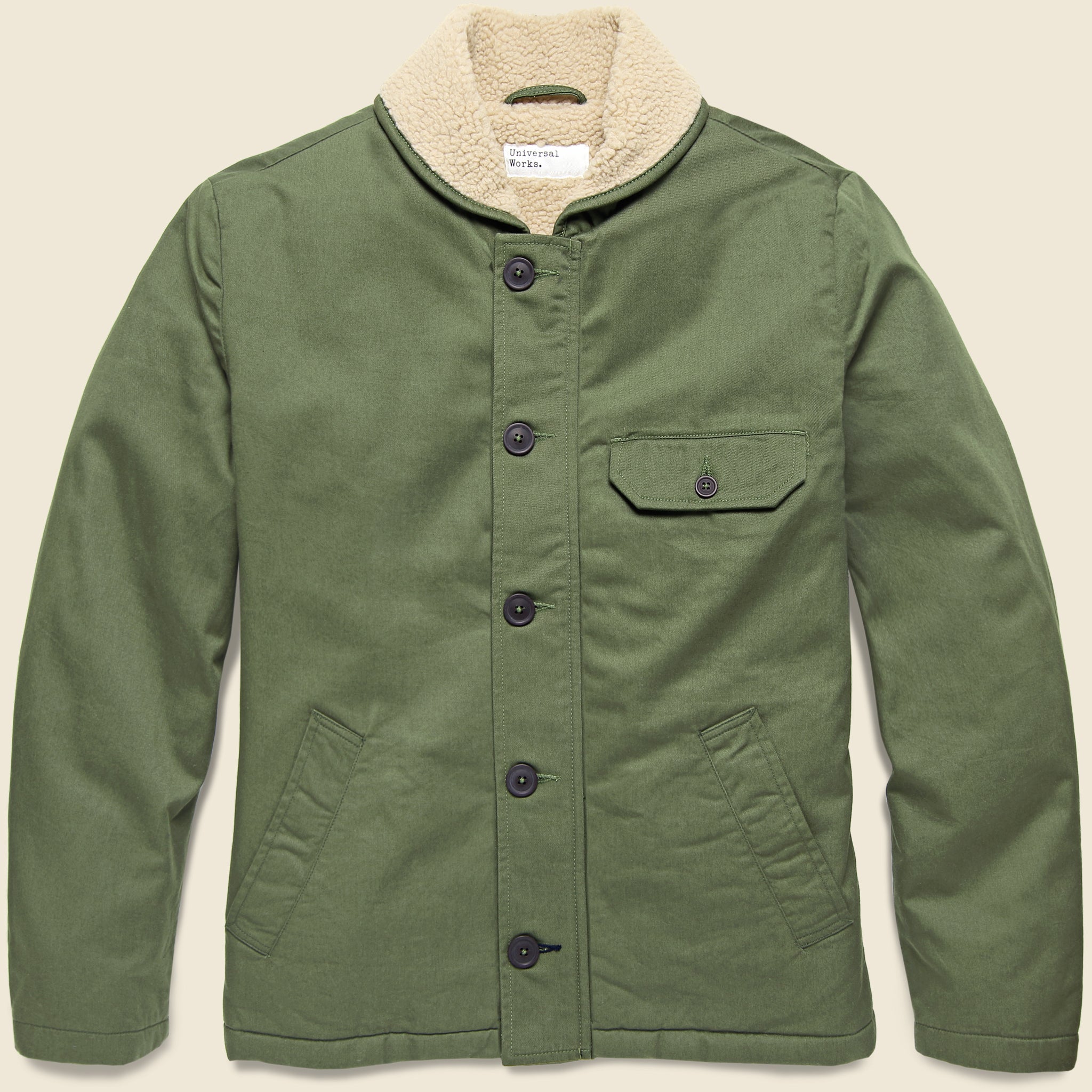 N1 Jacket - Light Olive - Universal Works - STAG Provisions - Outerwear - Coat / Jacket