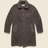 Rocket Fleece Short Overcoat - Brown - Universal Works - STAG Provisions - Outerwear - Coat / Jacket