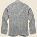 Harris Tweed Bakers Jacket - Grey Herringbone - Universal Works - STAG Provisions - Outerwear - Coat / Jacket