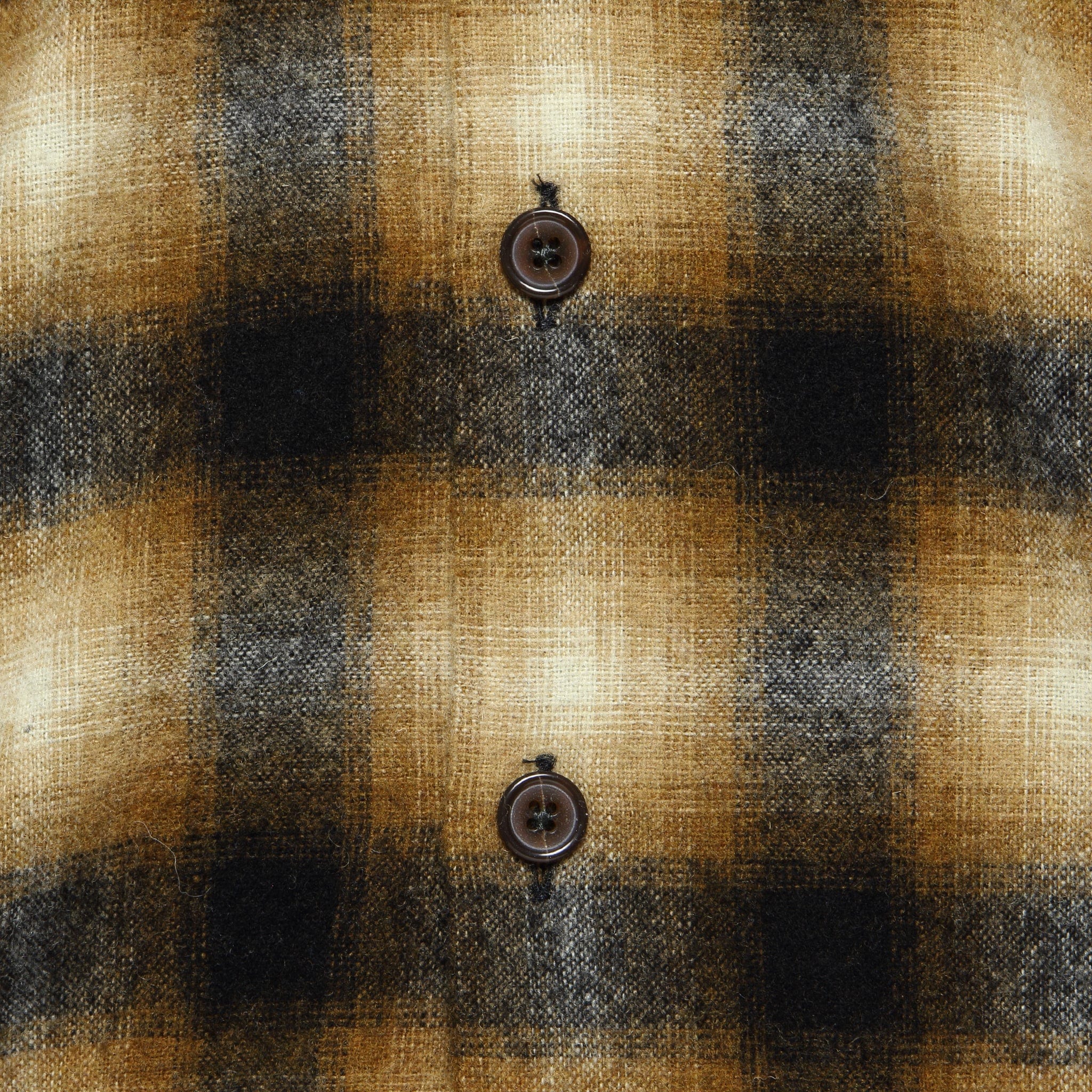 Texas Wool Plaid Utility Shirt - Brown Check - Universal Works - STAG Provisions - Tops - L/S Woven - Plaid