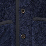 Lancaster Jacket - Navy Mountain Fleece - Universal Works - STAG Provisions - Outerwear - Coat / Jacket
