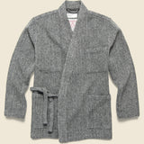 Kyoto Work Jacket - Grey Herrinbone Harris Tweed - Universal Works - STAG Provisions - Outerwear - Coat / Jacket