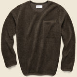 Lancaster Crewneck - Brown Mountain Fleece - Universal Works - STAG Provisions - Tops - Fleece / Sweatshirt