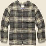 Cabin Jacket - Brown Moon Check - Universal Works - STAG Provisions - Outerwear - Coat / Jacket