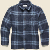 Soft Wool Field Jacket - Navy Plaid - Universal Works - STAG Provisions - Outerwear - Coat / Jacket