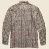 Utility Shirt - Brown Bari Fleece - Universal Works - STAG Provisions - Tops - L/S Woven - Plaid