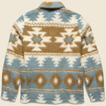 Santa Fe Fleece Lumber Jacket - Sand/Ecru - Universal Works - STAG Provisions - Outerwear - Shirt Jacket