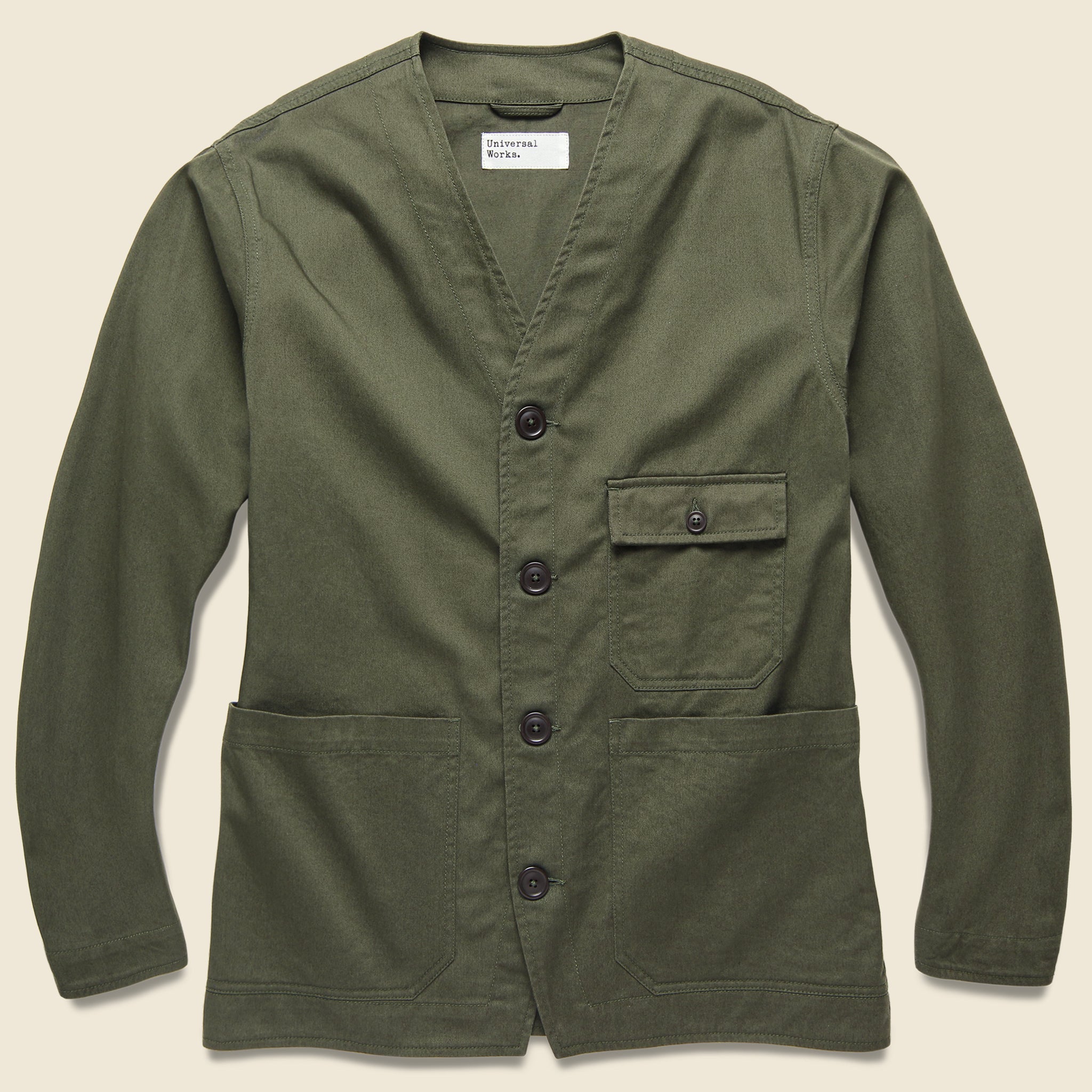 Cabin Jacket - Olive - Universal Works - STAG Provisions - Outerwear - Coat / Jacket
