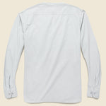 Split Neck Shirt - Grey - Universal Works - STAG Provisions - Tops - L/S Woven - Solid
