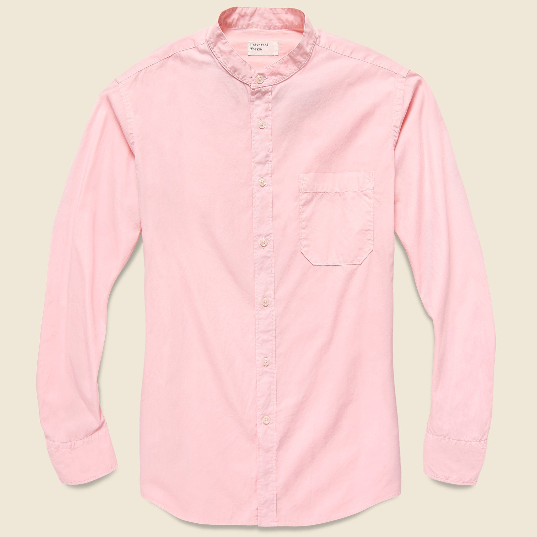Stoke Shirt - Strawberry - Universal Works - STAG Provisions - Tops - L/S Woven - Solid