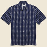 Road Shirt - Navy - Universal Works - STAG Provisions - Tops - S/S Woven - Other Pattern