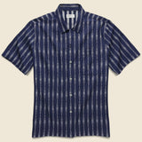 Road Shirt - Navy - Universal Works - STAG Provisions - Tops - S/S Woven - Other Pattern