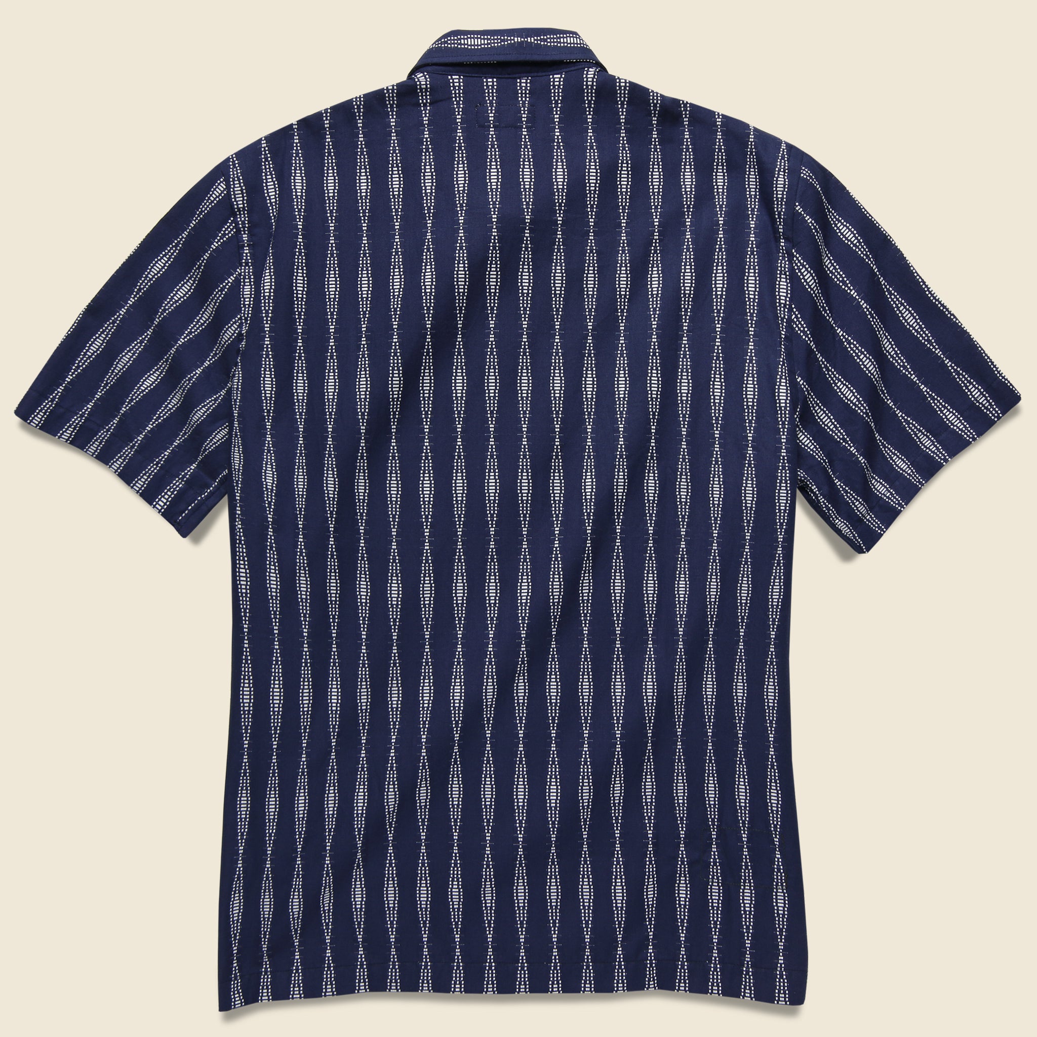 Road Shirt - Navy - Universal Works - STAG Provisions - Tops - S/S Woven - Other Pattern