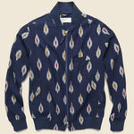 Bomber Jacket - Indigo Ikat - Universal Works - STAG Provisions - Outerwear - Coat / Jacket
