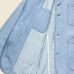 Bakers Jacket - Indigo Summer Denim - Universal Works - STAG Provisions - Outerwear - Coat / Jacket