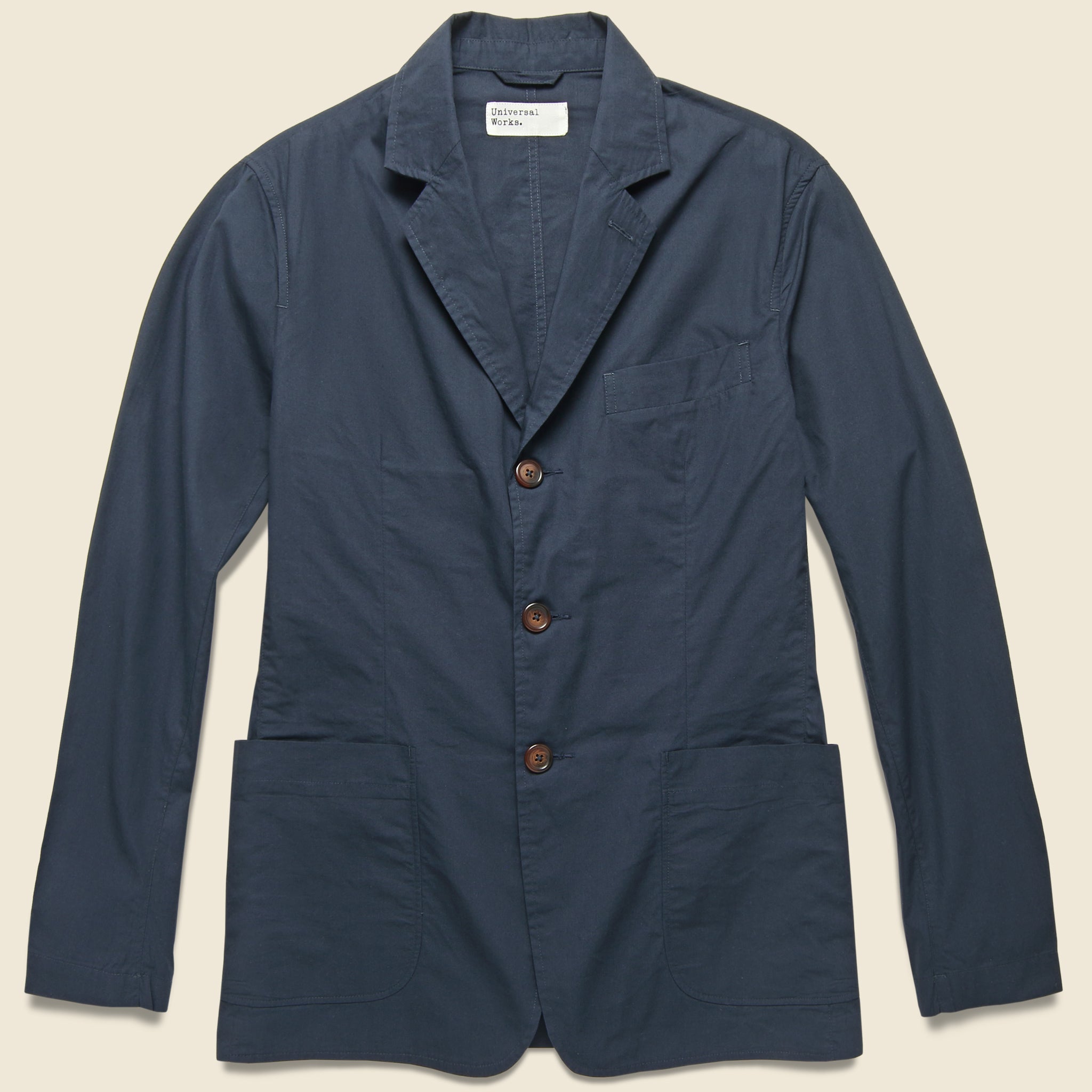 Poplin London Jacket - Navy - Universal Works - STAG Provisions - Suiting - Sport Coat