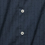 Road Shirt - Navy Jacquard - Universal Works - STAG Provisions - Tops - S/S Woven - Other Pattern