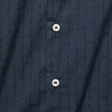 Road Shirt - Navy Jacquard - Universal Works - STAG Provisions - Tops - S/S Woven - Other Pattern