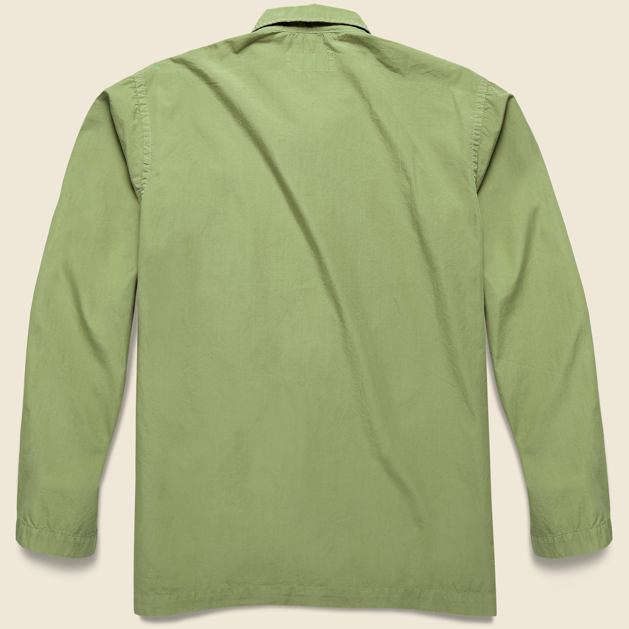 Bakers Poplin Overshirt - Olive - Universal Works - STAG Provisions - Outerwear - Shirt Jacket