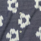 Road Shirt - Grey Ikat Flower - Universal Works - STAG Provisions - Tops - S/S Woven - Floral