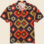 Road Shirt - Brown Santa Fe Poplin - Universal Works - STAG Provisions - Tops - S/S Woven - Other Pattern