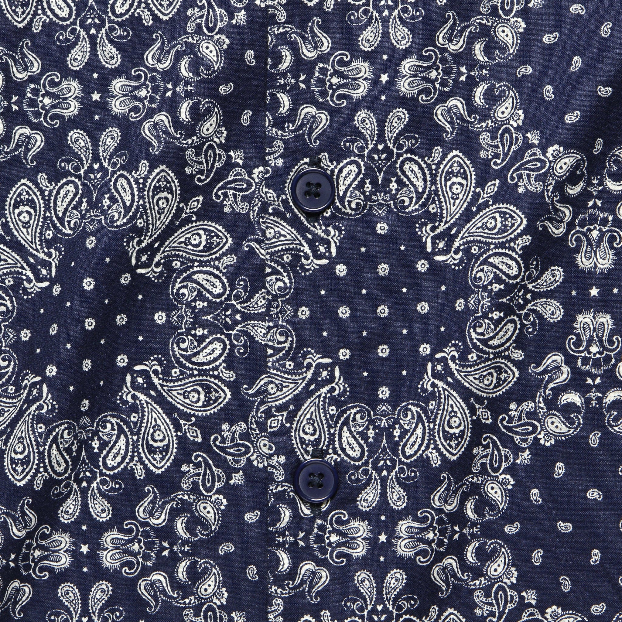 Utility Shirt - Navy Bandana - Universal Works - STAG Provisions - Tops - S/S Woven - Other Pattern