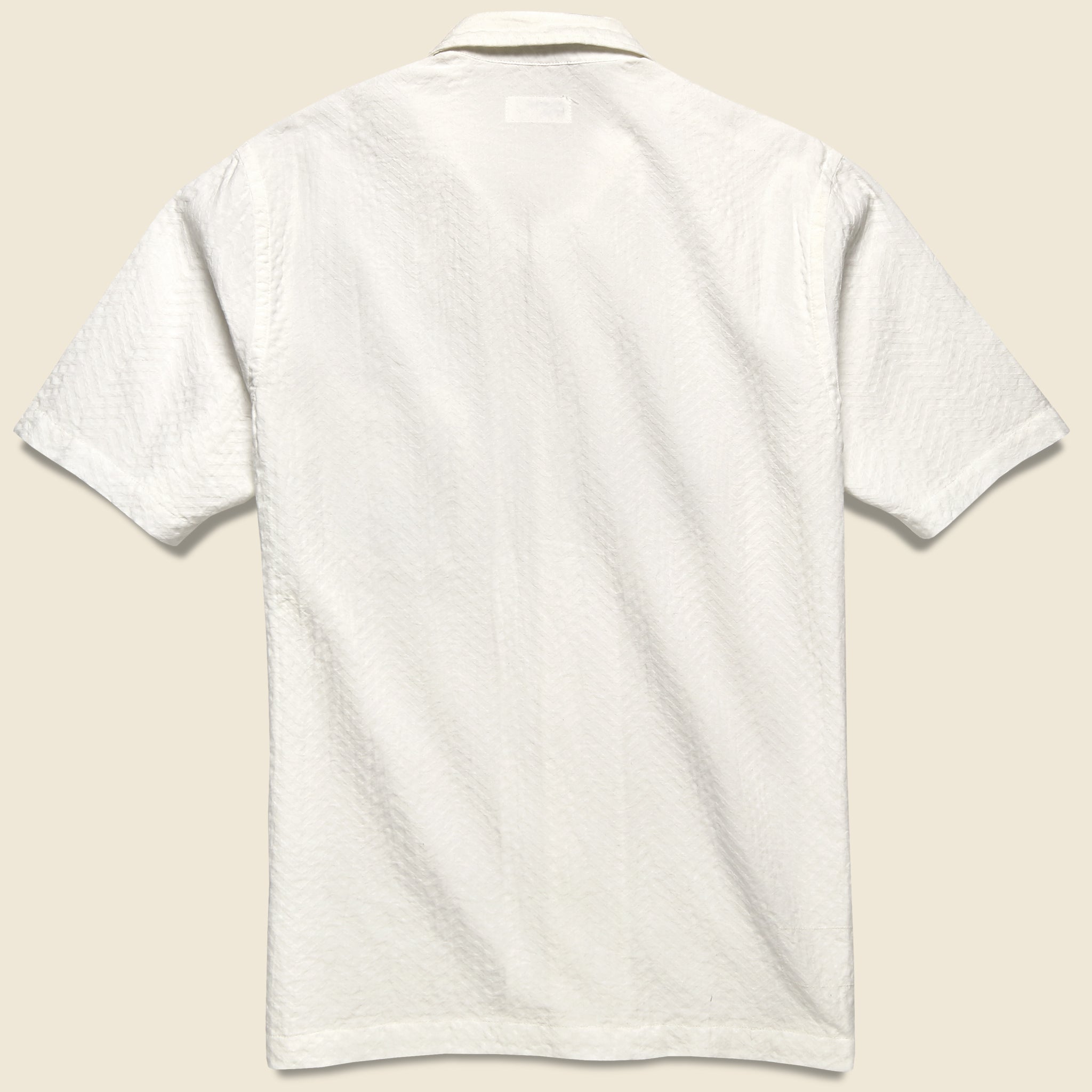 Road Shirt - White Weave - Universal Works - STAG Provisions - Tops - S/S Woven - Solid