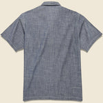 The Summer Overshirt - Indigo Chambray - Universal Works - STAG Provisions - Tops - S/S Woven - Solid