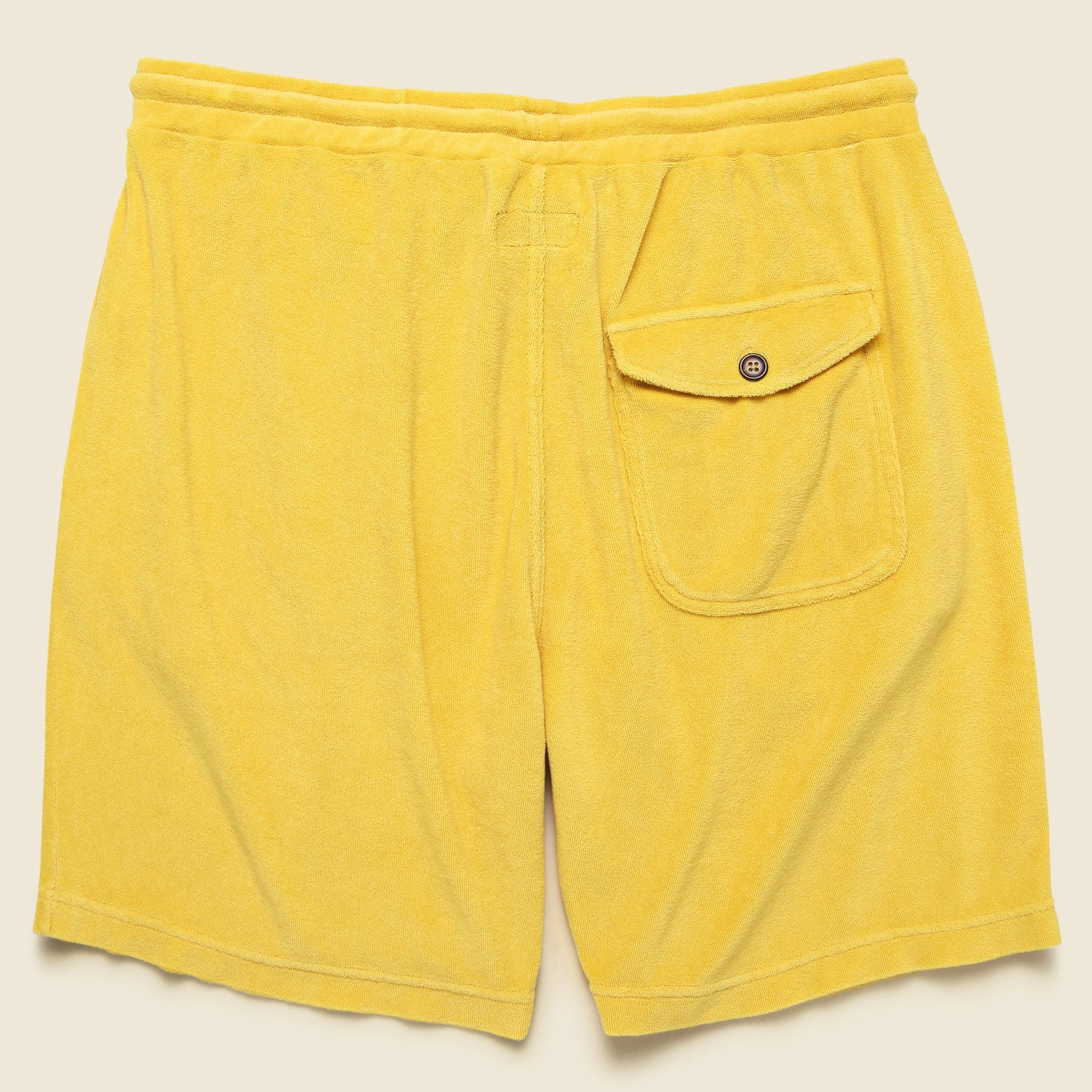 Terry Fleece Beach Short - Gold - Universal Works - STAG Provisions - Shorts - Lounge