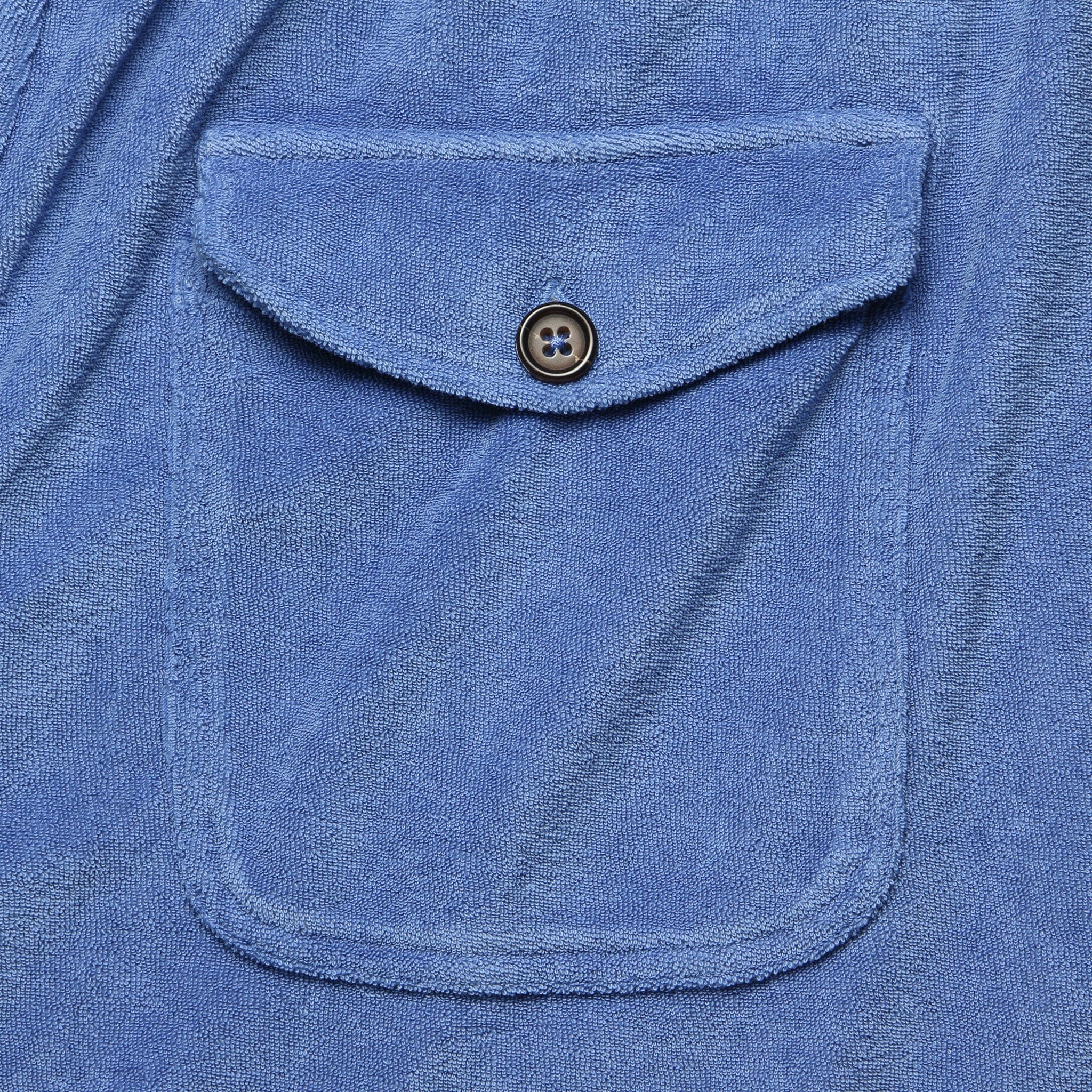 Terry Fleece Beach Short - Blue - Universal Works - STAG Provisions - Shorts - Lounge