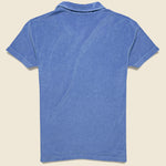 Terry Fleece Vacation Polo - Blue - Universal Works - STAG Provisions - Tops - S/S Knit
