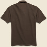 Bengal Seersucker Road Shirt - Brown - Universal Works - STAG Provisions - Tops - S/S Woven - Other Pattern
