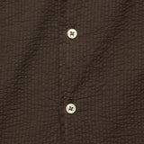 Bengal Seersucker Road Shirt - Brown - Universal Works - STAG Provisions - Tops - S/S Woven - Other Pattern