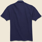 Bengal Seersucker Road Shirt - Navy - Universal Works - STAG Provisions - Tops - S/S Woven - Solid