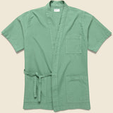 Short Sleeve Oxford Kyoto Shirt - Green - Universal Works - STAG Provisions - Tops - S/S Woven - Solid