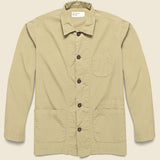 Bakers Poplin Overshirt - Sand - Universal Works - STAG Provisions - Tops - L/S Woven - Overshirt
