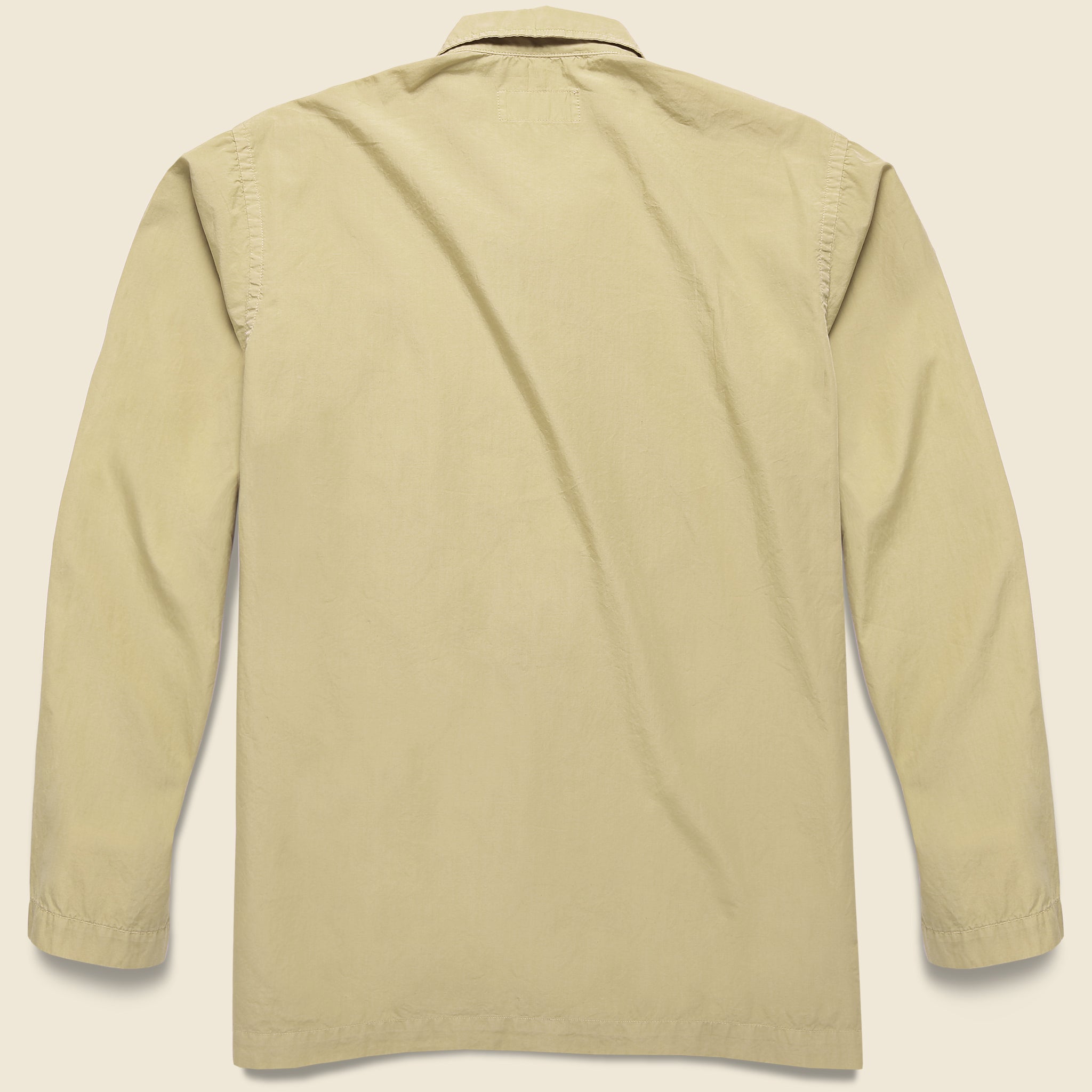 Bakers Poplin Overshirt - Sand - Universal Works - STAG Provisions - Tops - L/S Woven - Overshirt