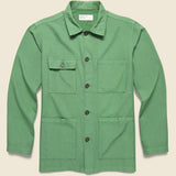 Oxford Dockside Overshirt - Green - Universal Works - STAG Provisions - Tops - L/S Woven - Overshirt