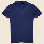 Terry Fleece Vacation Polo - Ink Blue - Universal Works - STAG Provisions - Tops - S/S Knit