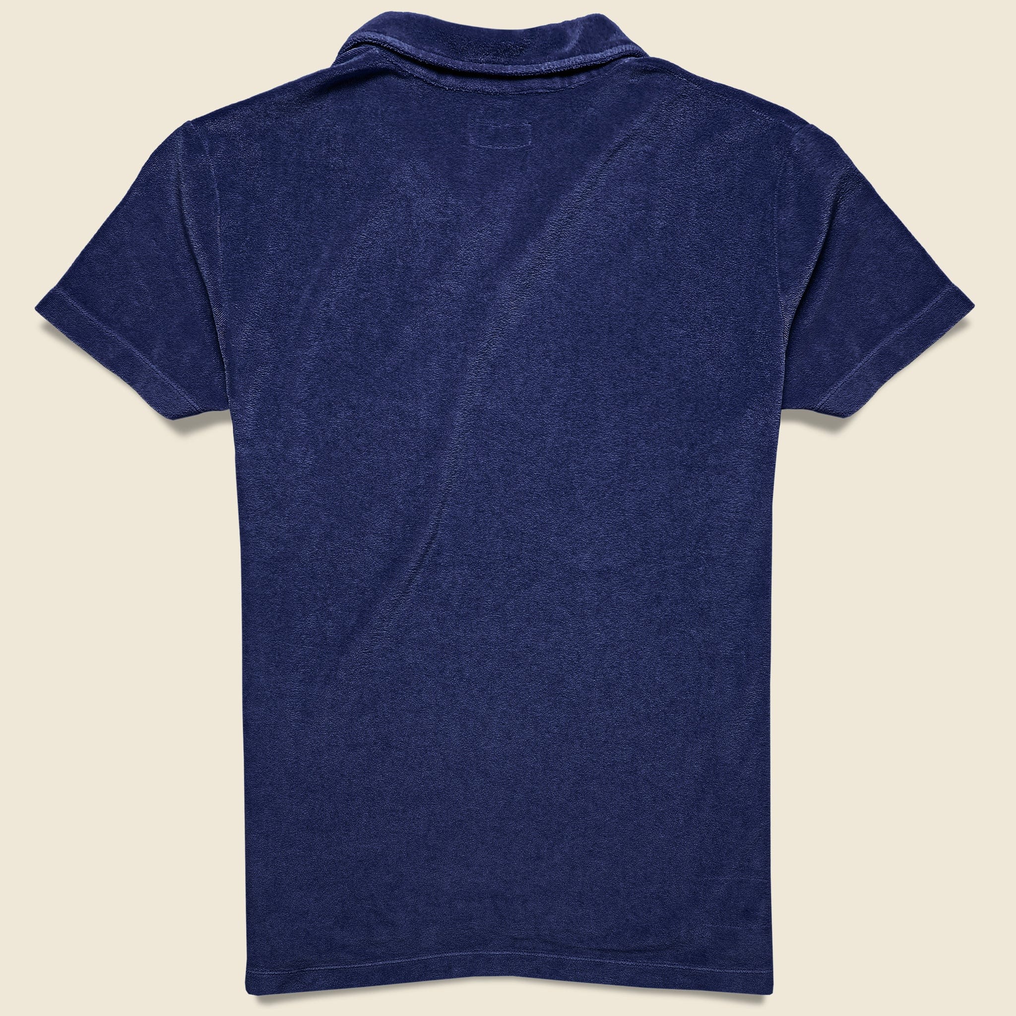 Terry Fleece Vacation Polo - Ink Blue - Universal Works - STAG Provisions - Tops - S/S Knit