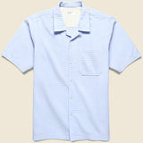 Delos Cotton Camp Shirt - Sky - Universal Works - STAG Provisions - Tops - S/S Woven - Solid