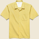 Delos Cotton Camp Shirt - Yellow - Universal Works - STAG Provisions - Tops - S/S Woven - Solid
