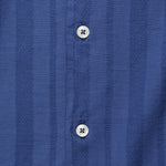 Flag Self Stripe Camp Shirt - Blue - Universal Works - STAG Provisions - Tops - S/S Woven - Solid