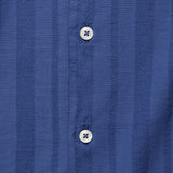 Flag Self Stripe Camp Shirt - Blue - Universal Works - STAG Provisions - Tops - S/S Woven - Solid