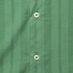 Flag Self Stripe Camp Shirt - Green - Universal Works - STAG Provisions - Tops - S/S Woven - Solid